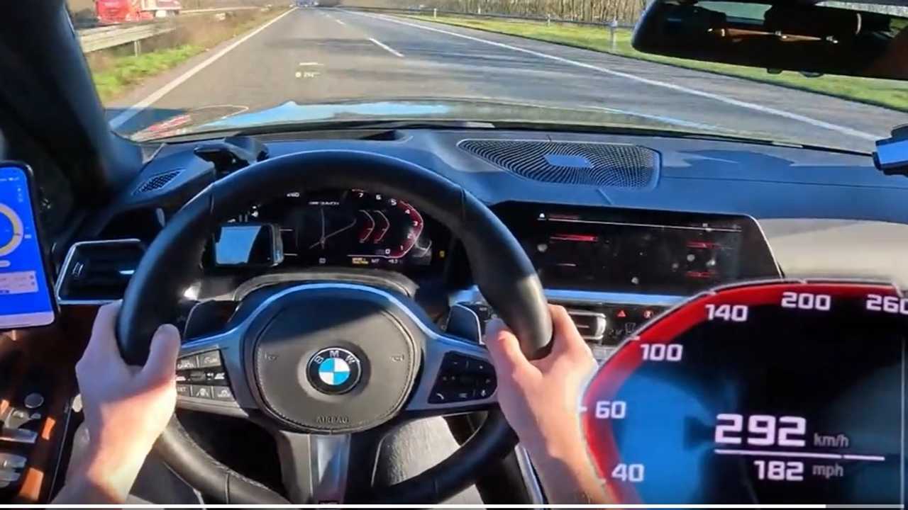 BMW M340i Touring Autobahn run