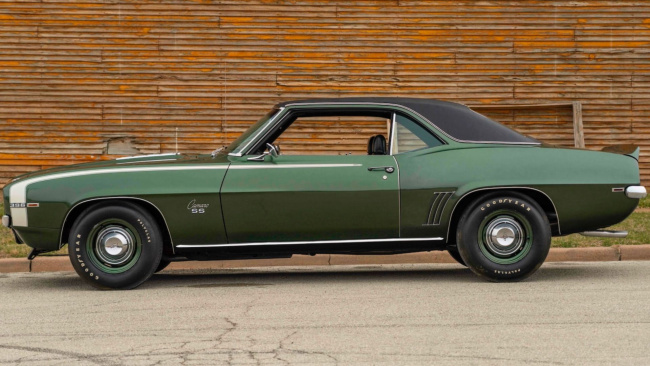 handpicked, muscle, american, news, newsletter, sports, classic, client, modern classic, europe, features, luxury, trucks, celebrity, off-road, exotic, asian, german, one of 311 1969 camaro l-89s is selling at no reserve at mecum’s houston auction