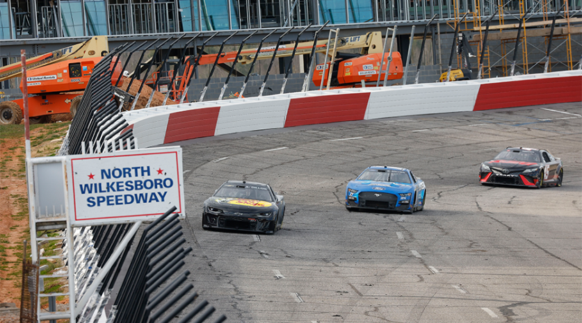 Cup Series Tackles North Wilkesboro In Tire Test