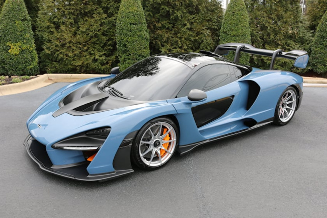 supercars, for sale, please buy this 700-mile mclaren senna and drive the heck out of it