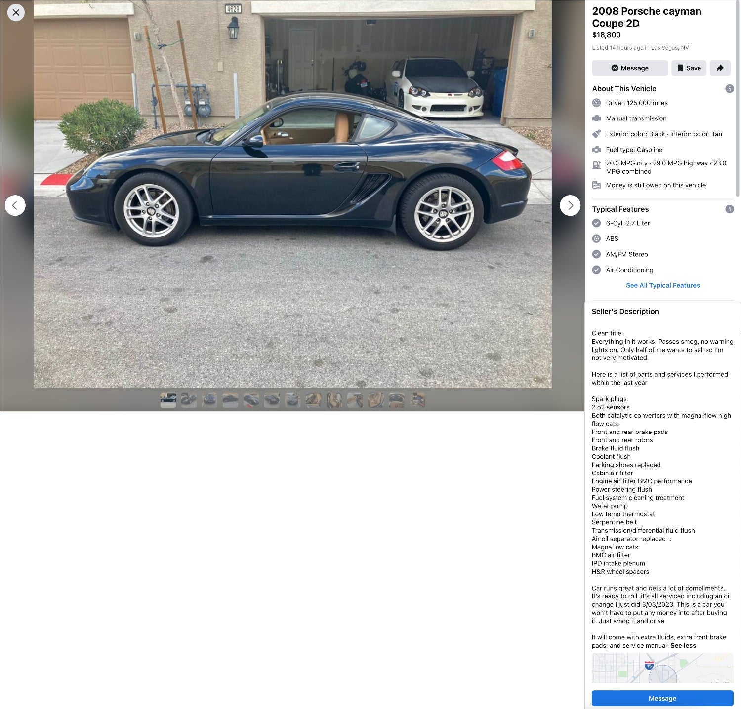 at $18,800, could this 2008 porsche cayman get you to bite?