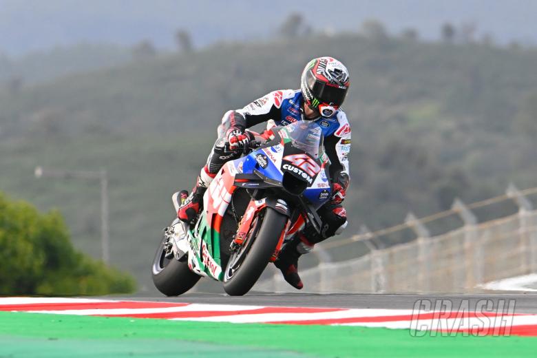 portimao motogp: alex rins: ‘from the footpeg to my arse is shorter!’