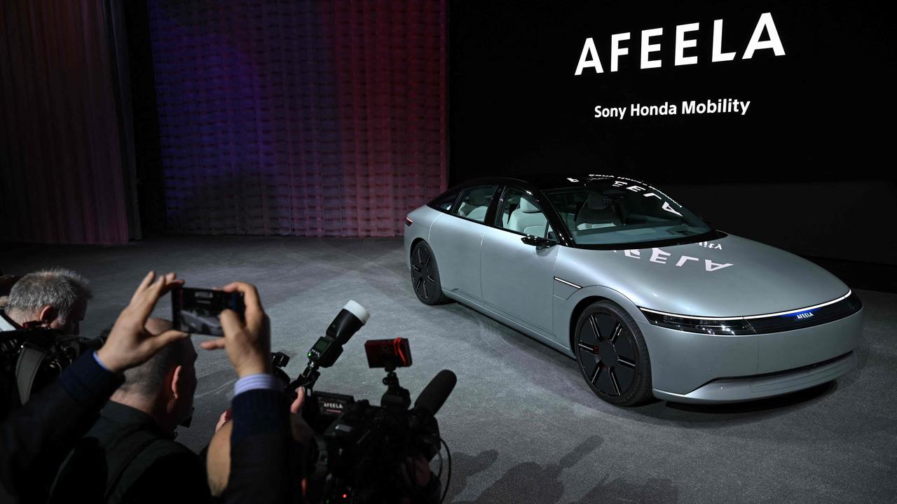 Honda and Sony have developed the ‘Afeela’ electric car. Photo: Patrick T. Fallon / AFP, The new Honda ZR-V is on its way to Australia., Honda says more than 80 per cent of customers feel ‘positive or neutral’ about its price policy. Picture: Iain Curry., The new Civic Hybrid is a great car, but it costs $55,000., The new Honda Civic Type R promises to be a cracker – and the brand has taken 1000 orders for it., Technology, Motoring, Motoring News, Why Honda insists it won’t leave Australia