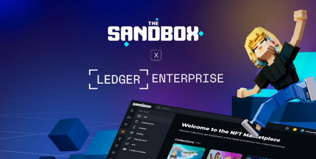 The Sandbox partners Ledger Enterprise to secure enterprises in the metaverse