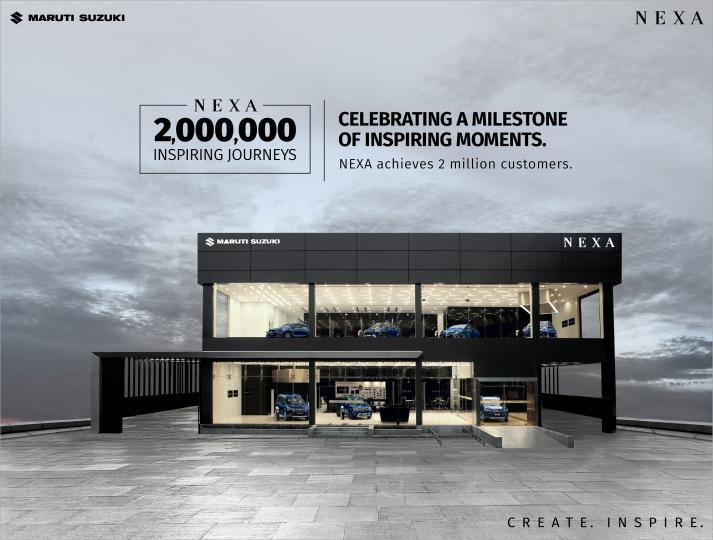 Maruti Suzuki’s Nexa crosses 2 million cumulative sales, Indian, Maruti Suzuki, Sales & Analysis, NEXA, Sales, Milestone