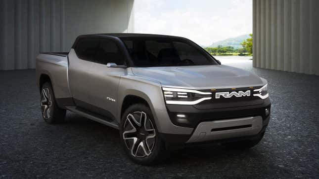 Image for article titled Ram Reportedly Showed an Electric Midsize Pickup Truck Concept to Dealers