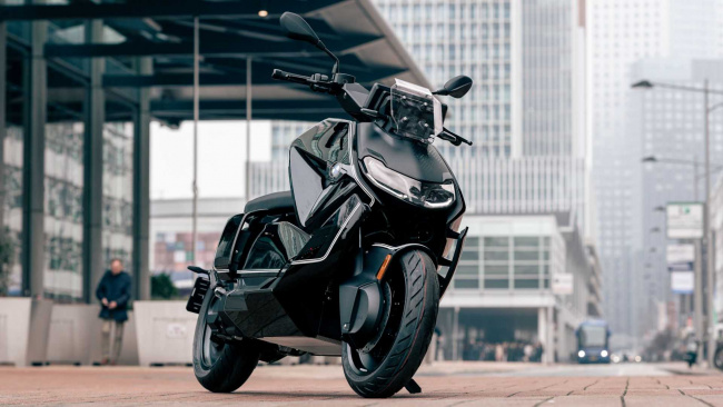 BMW Motorrad Nederland Creates CE-04 100 Years Edition Scooter