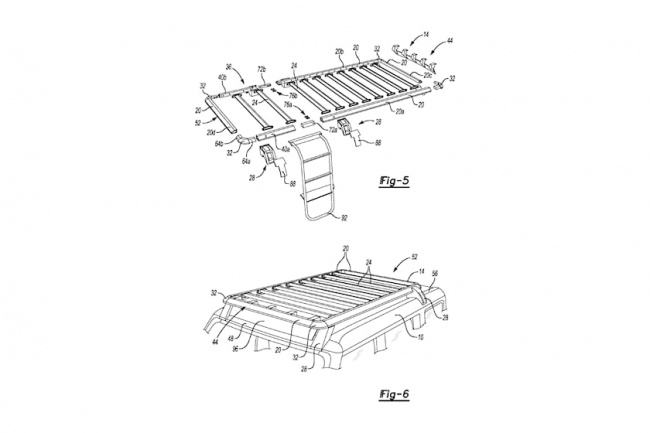 scoop, patents and trademarks, ford's one-size-fits-all roof rack will fit every model