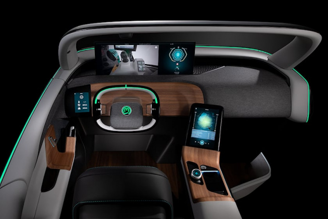 technology, interior, if this is the future of car interiors, we'll take the bus