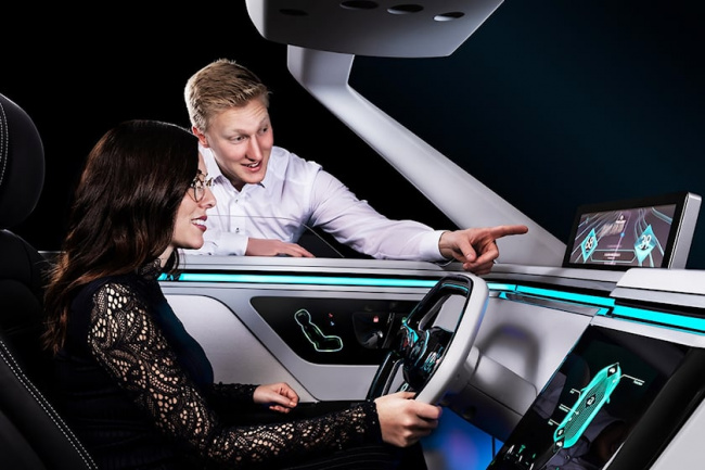 technology, interior, if this is the future of car interiors, we'll take the bus