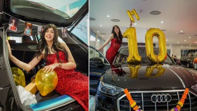 child actor riva arora buys rs 44 lakh audi q3 – netizens ask where’s driving licence