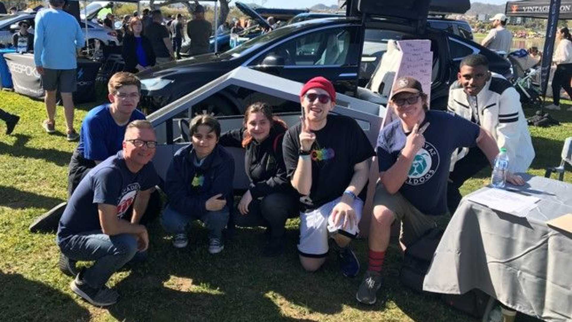 meet the students who built a cybertruck for a school project