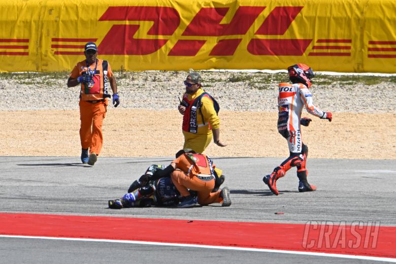 aleix espargaro on marc marquez’s crash at portuguese motogp: “they have to ban him for one race, minimum”