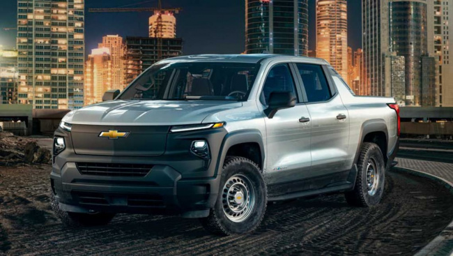 chevrolet silverado, chevrolet news, gmsv news, chevrolet commercial range, chevrolet ute range, commercial, electric cars, chevrolet, electric, green cars, family cars, watch your back, rivian r1t! gmsv could be about to add a new electric car to its line-up in australia - will it be the 2024 chevrolet silverado ev or something else?