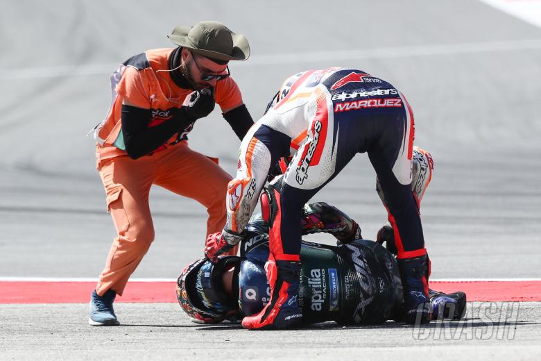 portimao motogp: marc marquez: ‘big mistake, sorry to miguel, deserved the penalty’