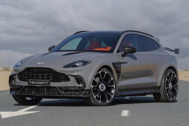 tuning, sports cars, luxury, mansory's 800-hp aston martin dbx will hurt your eyes