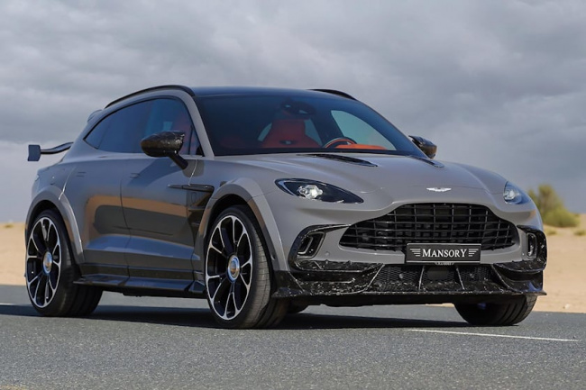 tuning, sports cars, luxury, mansory's 800-hp aston martin dbx will hurt your eyes