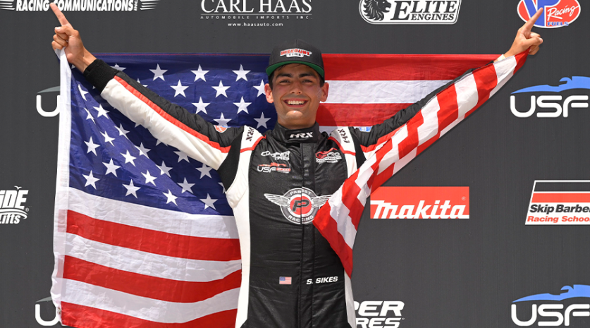 First Career USF 2000 Victory For Sikes