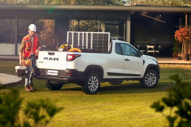 ram previews ford ranger-sized electric ute – report