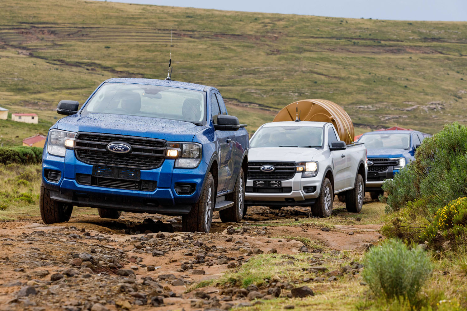 ford, ford ranger, epic photos from the launch of the new ford ranger super cab – a 3-day trek across south africa