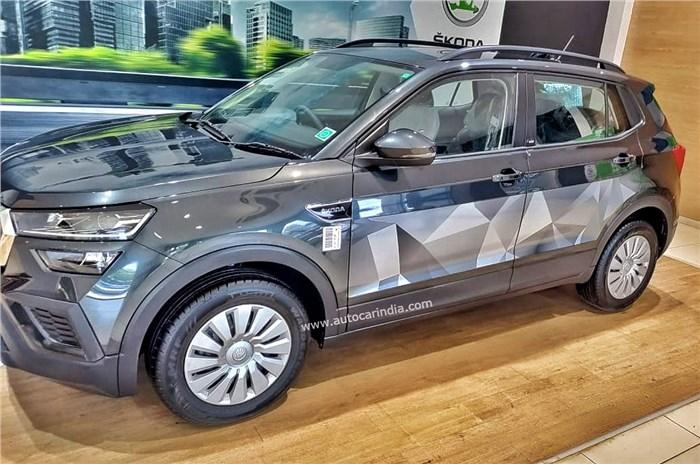 Skoda Kushaq Onyx Edition spotted at dealership, Indian, Skoda, Scoops & Rumours, Skoda Kushaq, Kushaq, Special Edition