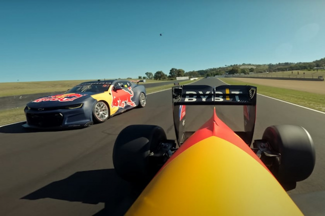 video, offbeat, watch daniel ricciardo rally an f1 car through the australian outback