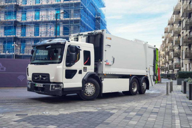 commercial, technology, ev infrastructure, enfield council adds electric renault e-tech refuse truck to fleet