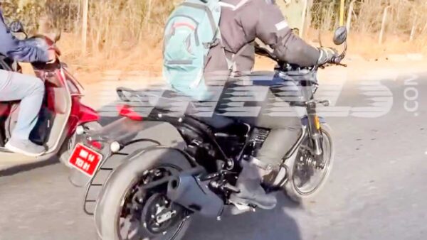 bajaj triumph 350cc motorcycle spied near pune – hunter 350 rival
