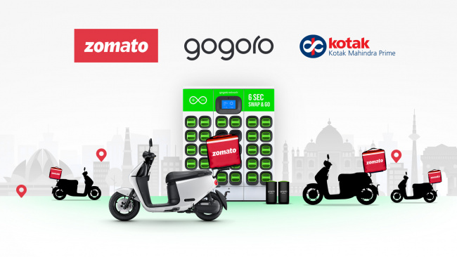 Gogoro partners Zomato, Kotak Mahindra Prime to accelerate electric vehicles adoption in India