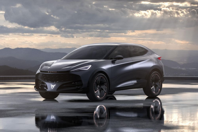 cupra tavascan: first electric suv partially revealed