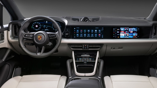 consumer news, cayenne coupe, cayenne, revised 2023 porsche cayenne and cayenne coupe interior revealed