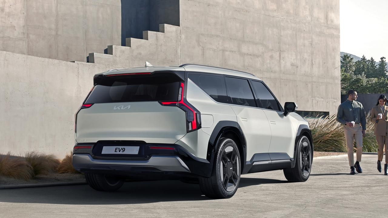 It is likely to be the brand’s most expensive model., The cabin will have a hi-tech feel., The new Kia EV9 is expected in Australia later this year., Technology, Motoring, Motoring News, 2023 Kia EV9 electric SUV revealed