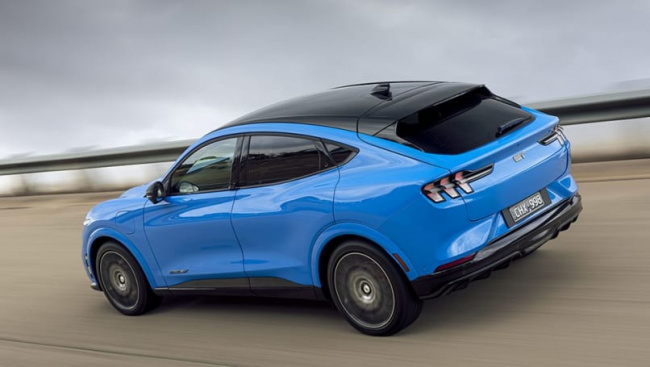 ford mustang mach e, ford mustang mach e 2023, ford news, ford suv range, electric cars, industry news, showroom news, electric, green cars, family cars, ford's worst kept secret? 2024 ford mustang mach-e finally confirmed for australia as its first electric car to take on kia ev6, tesla model y and hyundai ioniq 5 evs