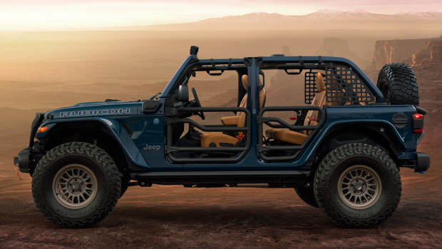 Jeep debuts electric Wrangler with a manual transmission and more wild concepts at annual Easter Safari