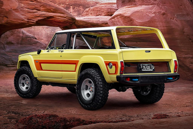 jeep, cherokee, wrangler, gladiator, grand cherokee, grand wagoneer, car news, 4x4 offroad cars, adventure cars, electric cars, seven wild jeep concepts unleashed for moab
