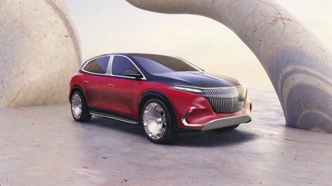 mercedes-maybach teases its first electric suv