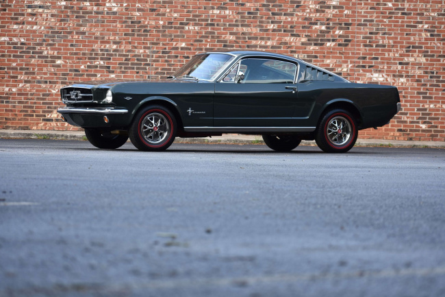 handpicked, muscle, american, news, newsletter, sports, classic, client, modern classic, europe, features, luxury, trucks, celebrity, off-road, exotic, asian, becker automotive group offering a fully restored 1965 mustang fastback