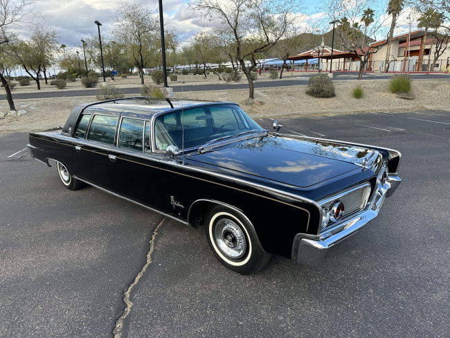 handpicked, classic, american, news, muscle, newsletter, sports, client, modern classic, europe, features, luxury, trucks, celebrity, off-road, exotic, asian, take your collection to the next level with this 1964 imperial limo designed by ghia