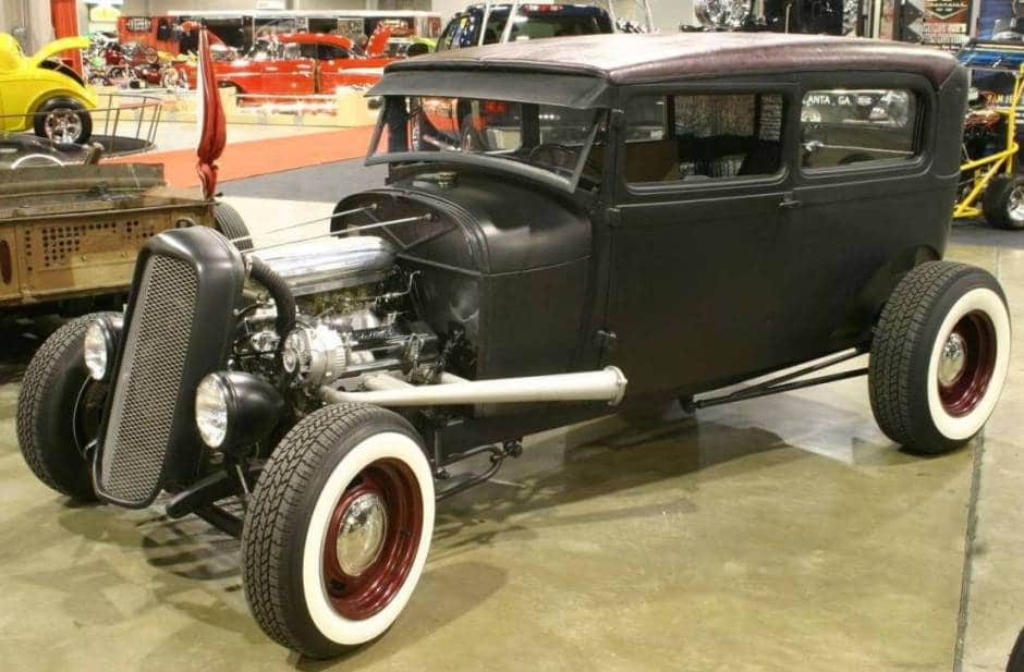 1929 Ford Model A Sedan | Hot Rod, 1920s Cars, 1929 Ford Model A Rat Rod Sedan, Antique Car, ford, old car, sedan, vintage cars