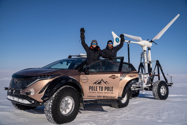 autos nissan, epic pole to pole expedition begins with the nissan ariya