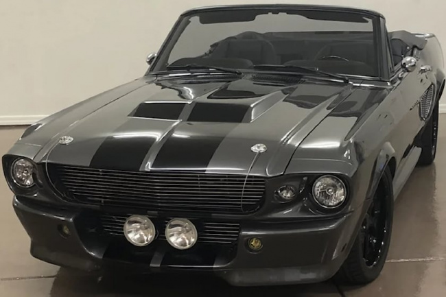 muscle cars, for sale, drop-top eleanor mustang replica equipped with 428 hp coyote v8