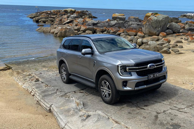 ford, everest, car features, 4x4 offroad cars, adventure cars, touring tasmania’s east coast on a tight budget