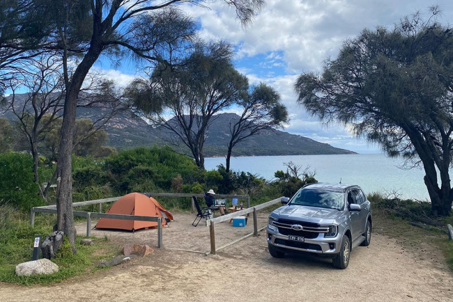 ford, everest, car features, 4x4 offroad cars, adventure cars, touring tasmania’s east coast on a tight budget