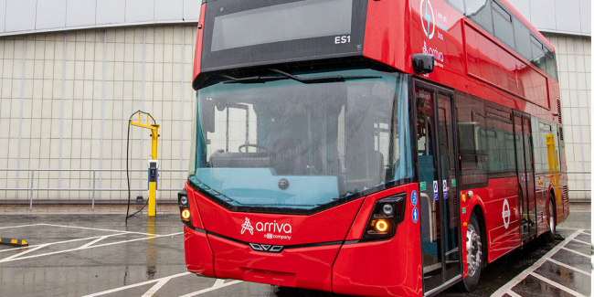 arriva, electric buses, london, public transport, streetdeck bev, wrightbus, arriva to deliver 50 battery buses to london this year