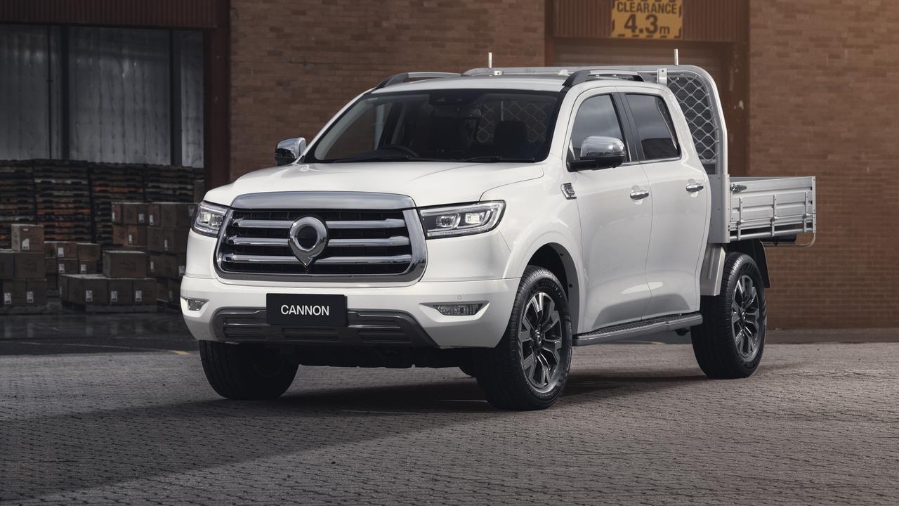 The 2023 GWM Cannon cab chassis starts at $36,990 drive-away., Technology, Motoring, Motoring News, 2023 GWM Cannon-CC dual cab ute confirmed for Australia