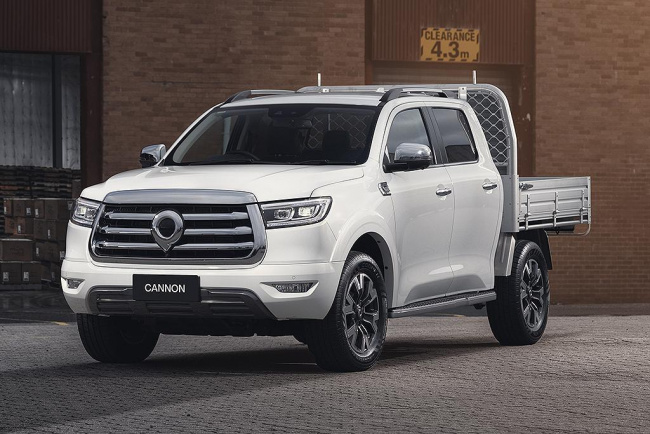 car news, cab chassis, dual cab, tradie cars, gwm ute now available as a cab-chassis