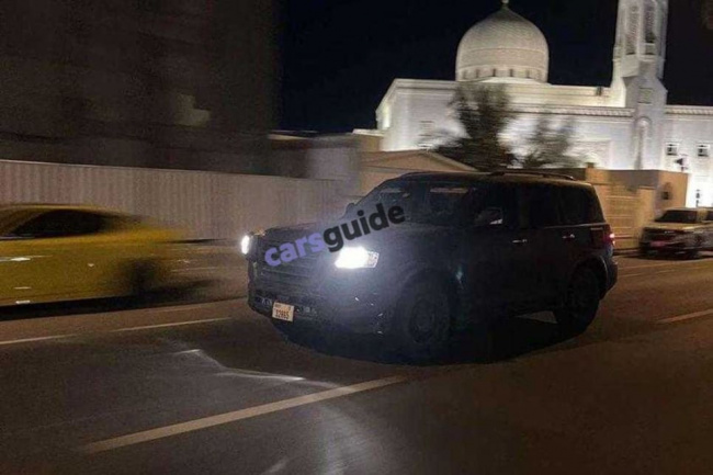 nissan x-trail, nissan patrol, infiniti qx80, infiniti news, nissan news, infiniti suv range, nissan suv range, infiniti, industry news, showroom news, scoop! y63 2024 nissan patrol spotted in dubai as rival to toyota landcruiser 300 series approaches reveal