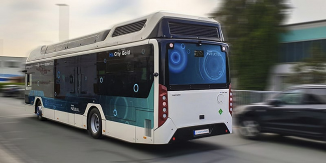 caetanobus, electric buses, fcev, france, fuel cell, h2.city gold, hydrogen, hydrogen buses, public transport, strasbourg, strasbourg orders 60 hydrogen buses from caetanobus