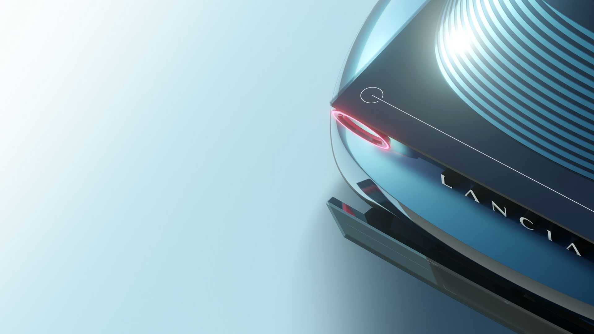 all-electric lancia concept teased again as debut draws nearer