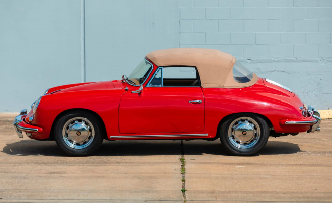 handpicked, sports, american, news, muscle, newsletter, classic, client, modern classic, europe, features, luxury, trucks, celebrity, off-road, exotic, asian, stunning porsche 356sc to cross the block at mecum’s houston auction